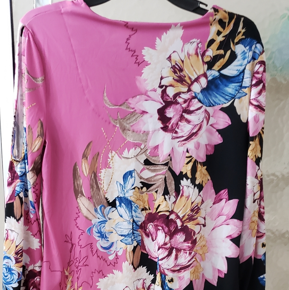 NWT JMCollection Multicolored Blouse; P/M; $55